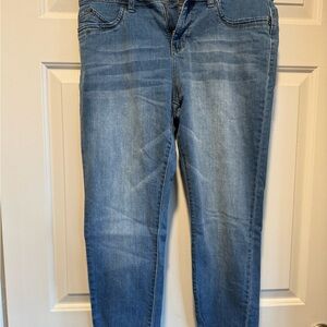 Stylish Blue Straight Leg Women's Jeans